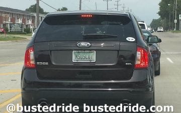 MSUSCOT - Vanity License Plate by Busted Ride