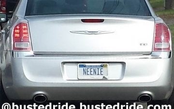 NEENIE - Vanity License Plate by Busted Ride