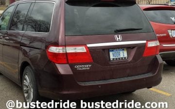 NOOR 1 - Vanity License Plate by Busted Ride