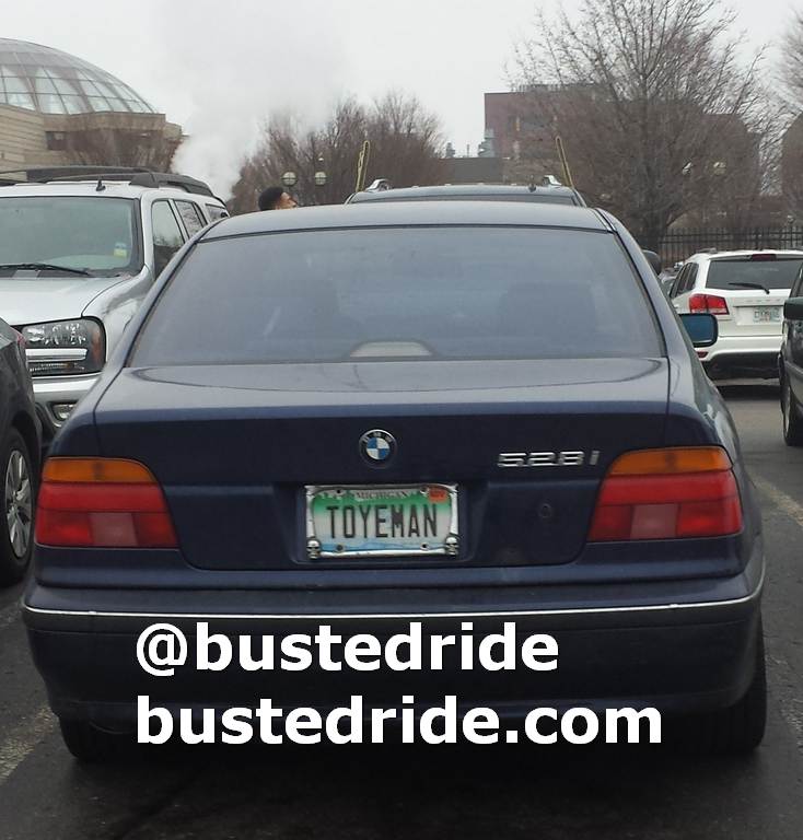TOYEMAN - Vanity License Plate by Busted Ride