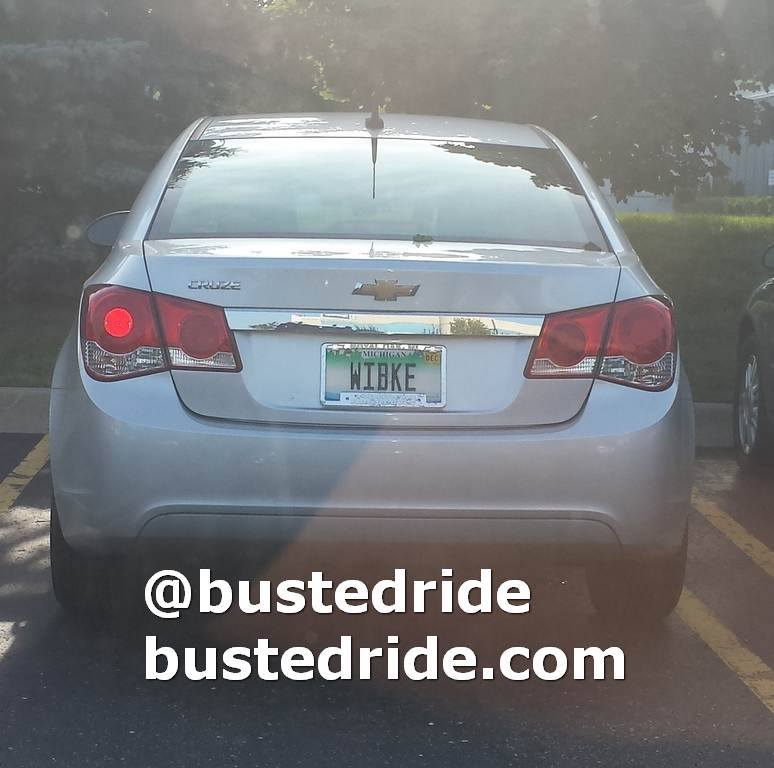 WIBKE - Vanity License Plate by Busted Ride