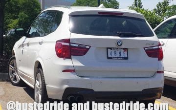 4 B N E - Vanity License Plate by Busted Ride