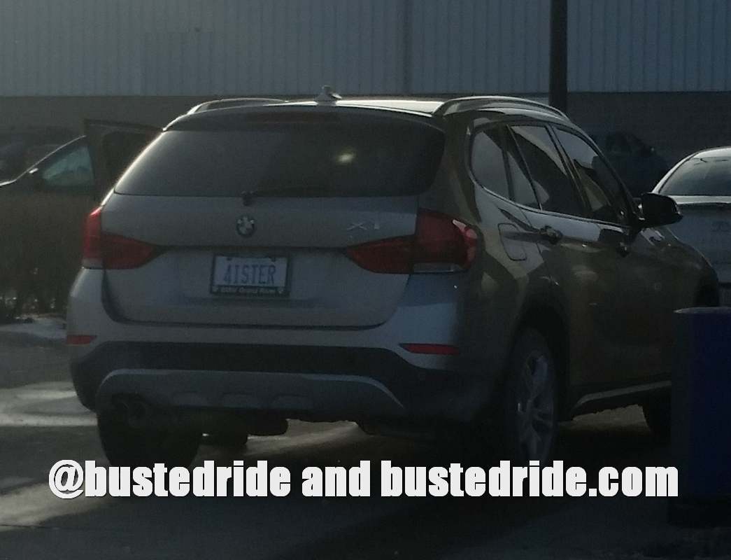 4ISTER - Vanity License Plate by Busted Ride