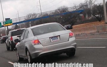 4UERKHA - Vanity License Plate by Busted Ride