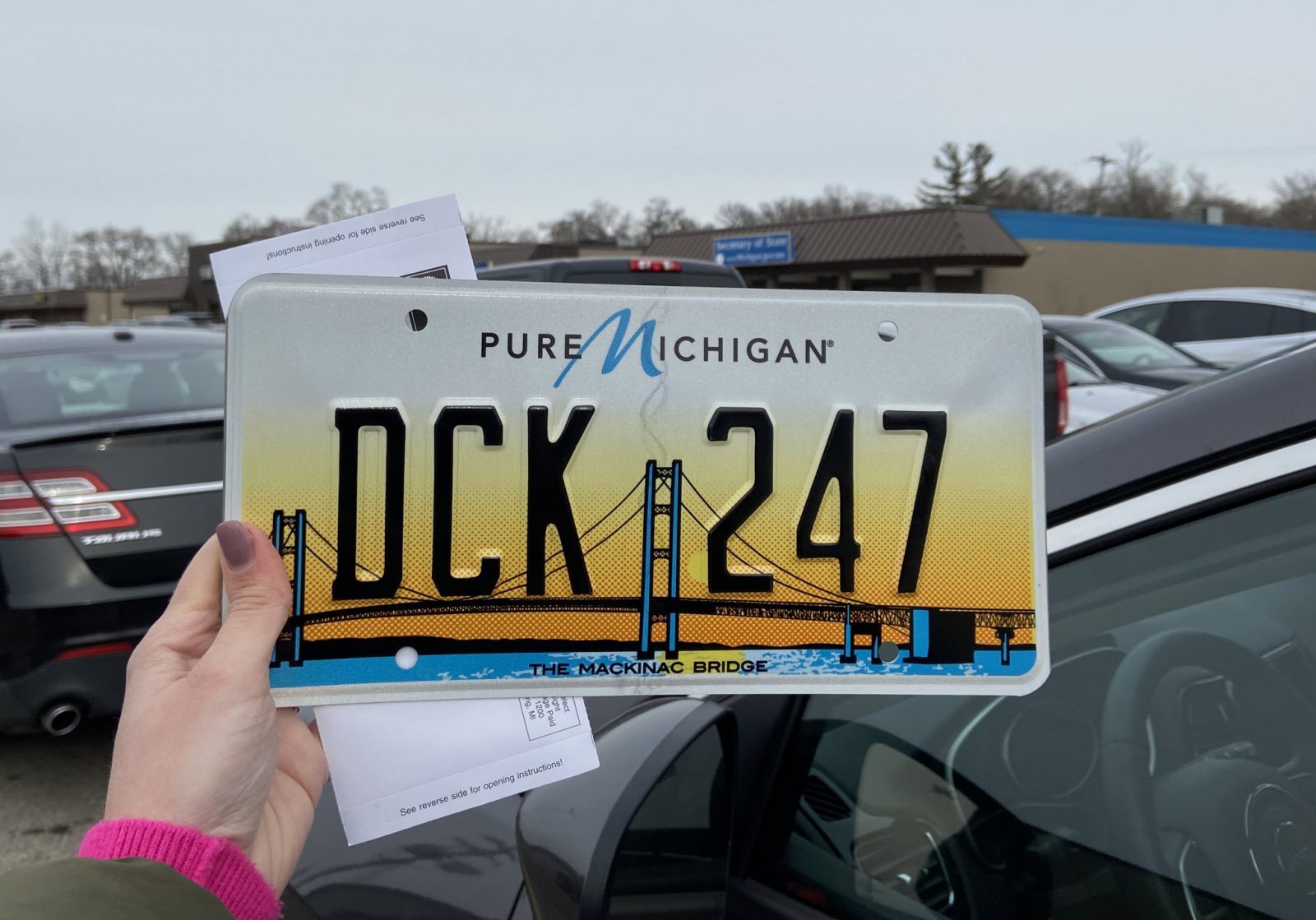 DCK 247 Accidental Vanity Plate - Vanity License Plate by Busted Ride