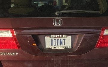 DIDNT - Vanity License Plate by Busted Ride