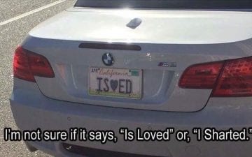 IS❤ED - Vanity License Plate by Busted Ride