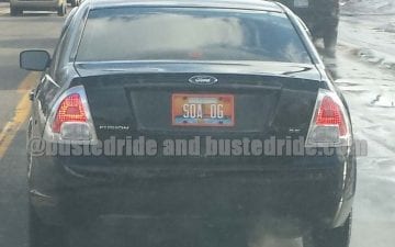 SOA OG - Vanity License Plate by Busted Ride