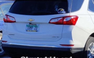TRMP 20 - Vanity License Plate by Busted Ride
