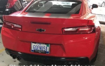 6GENUSA - Vanity License Plate by Busted Ride