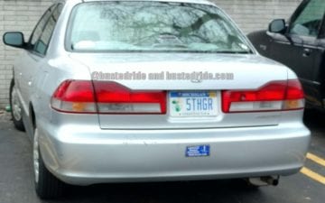 5THGR - Vanity License Plate by Busted Ride
