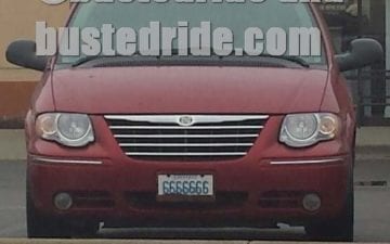 6666666 - Vanity License Plate by Busted Ride