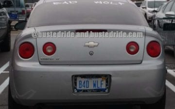 B4D WLF - Vanity License Plate by Busted Ride
