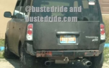 BADTHOR - Vanity License Plate by Busted Ride