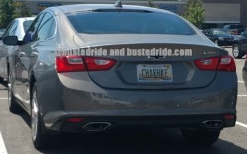 CHACHKE - Vanity License Plate by Busted Ride