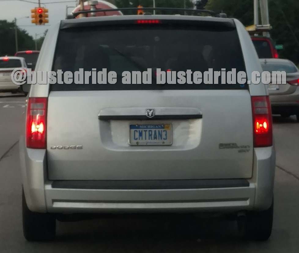 CMTRAN3 - Vanity License Plate by Busted Ride