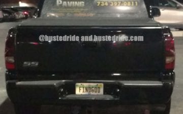FINDGOD - Vanity License Plate by Busted Ride