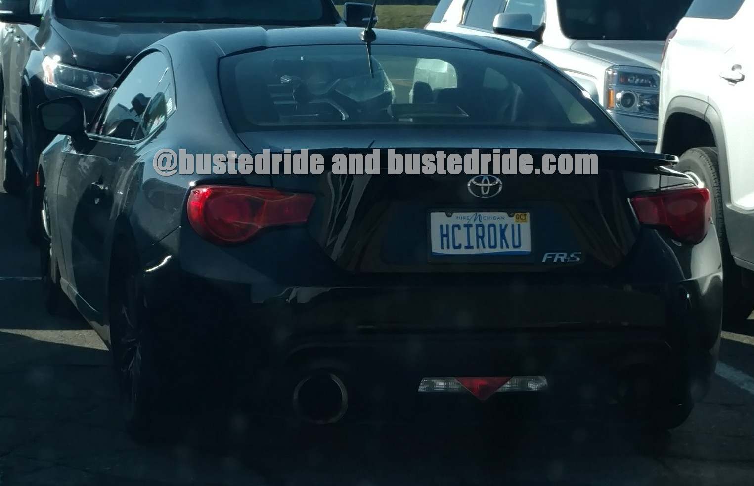 HCIROKU - Vanity License Plate by Busted Ride