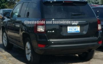 KNGSWFE - Vanity License Plate by Busted Ride
