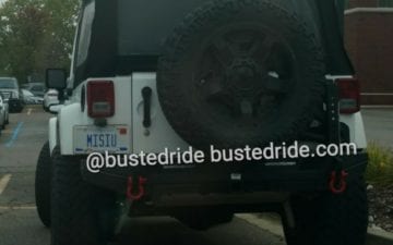 MISIU - Vanity License Plate by Busted Ride