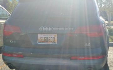 SIGD600 - Vanity License Plate by Busted Ride