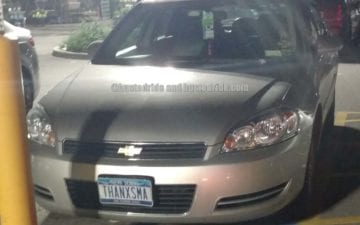 THANXMA – Happy Mothers Day - Vanity License Plate by Busted Ride