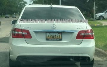 MRSWAR3 - Vanity License Plate by Busted Ride