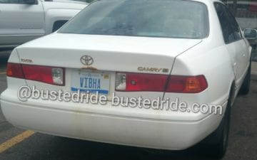 VIBHA - Vanity License Plate by Busted Ride