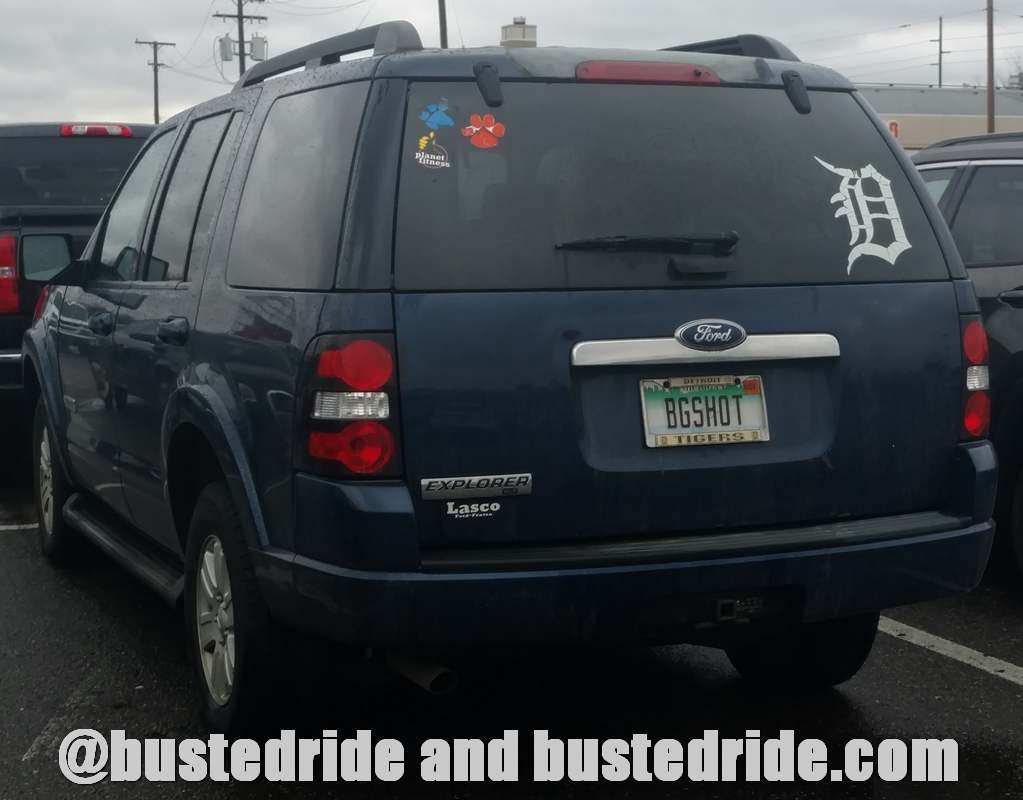 BGSHOT - Vanity License Plate by Busted Ride