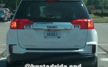 SKUBEE - Vanity License Plate by Busted Ride