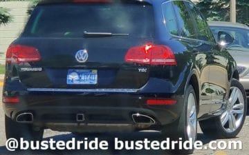 WJY4U - Vanity License Plate by Busted Ride