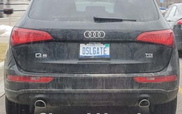 DSLGATE - Vanity License Plate by Busted Ride