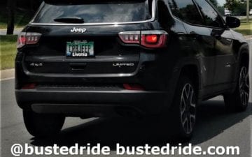 CR8JEEP - Vanity License Plate by Busted Ride