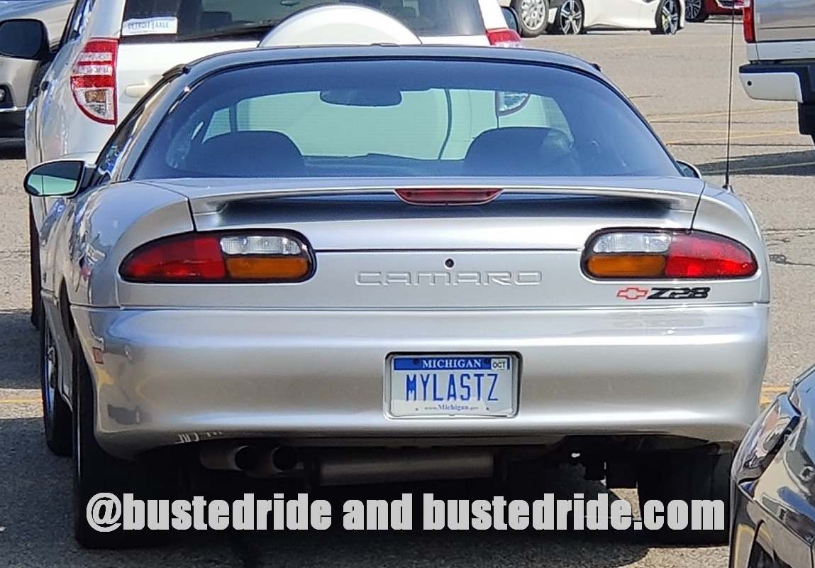 MYLASTZ - Vanity License Plate by Busted Ride