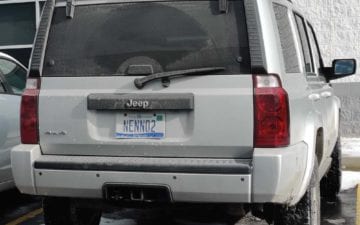 NENN02 - Vanity License Plate by Busted Ride