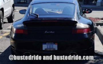 XXXX - Vanity License Plate by Busted Ride