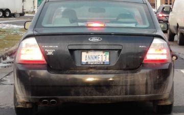 ANNME13 - Vanity License Plate by Busted Ride