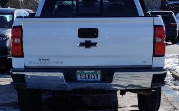 ASUWISH - Vanity License Plate by Busted Ride