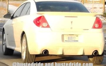 BABY7 - Vanity License Plate by Busted Ride