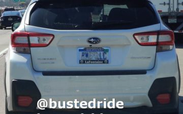 BMG LLC - Vanity License Plate by Busted Ride