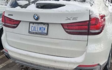 CALLMOM - Vanity License Plate by Busted Ride