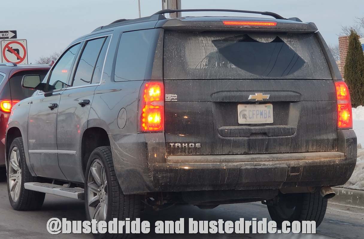 CFPMBA - Vanity License Plate by Busted Ride
