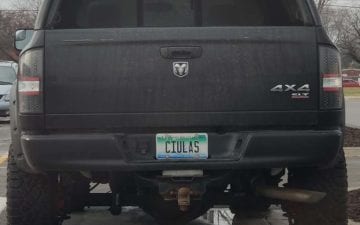 CIULAS - Vanity License Plate by Busted Ride