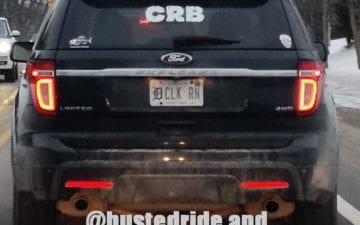 CLK RN - Vanity License Plate by Busted Ride