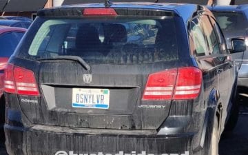 DSNYLVR - Vanity License Plate by Busted Ride
