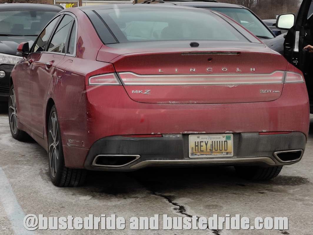 HEYJUUD - Vanity License Plate by Busted Ride