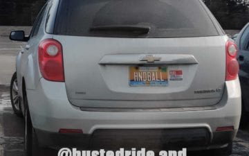 HNDBALL - Vanity License Plate by Busted Ride
