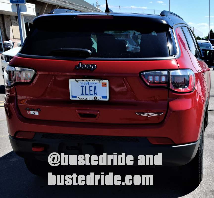 ILEA - Vanity License Plate by Busted Ride