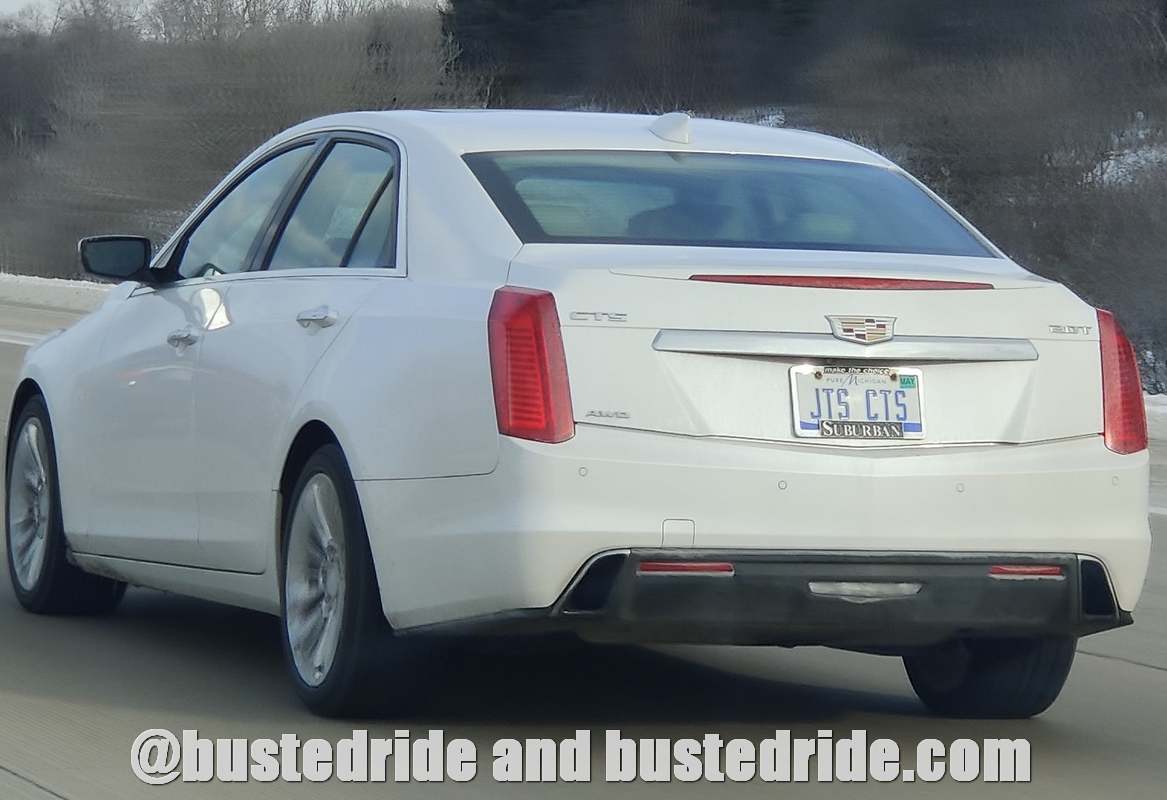 JTS CTS - Vanity License Plate by Busted Ride