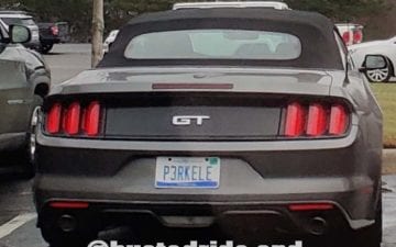 P3RKELE - Vanity License Plate by Busted Ride
